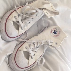 White high top converse